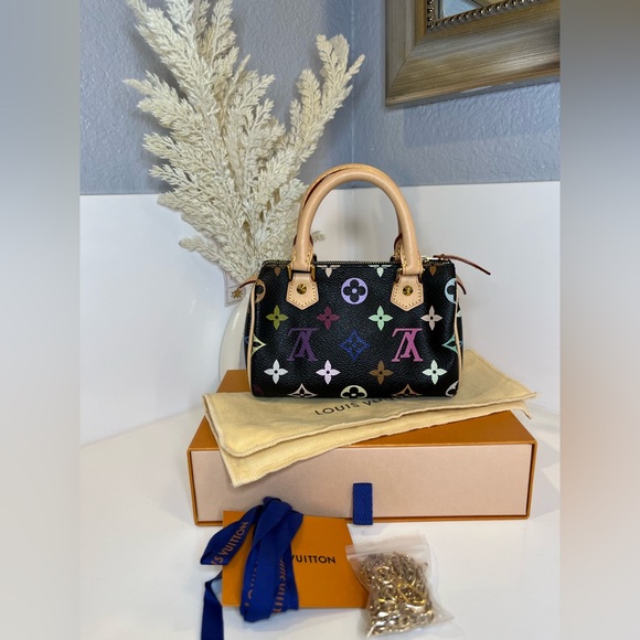 🎀LOUIS VUITTON MINI SPEEDY MULTICOLOR - Picture 5 of 17